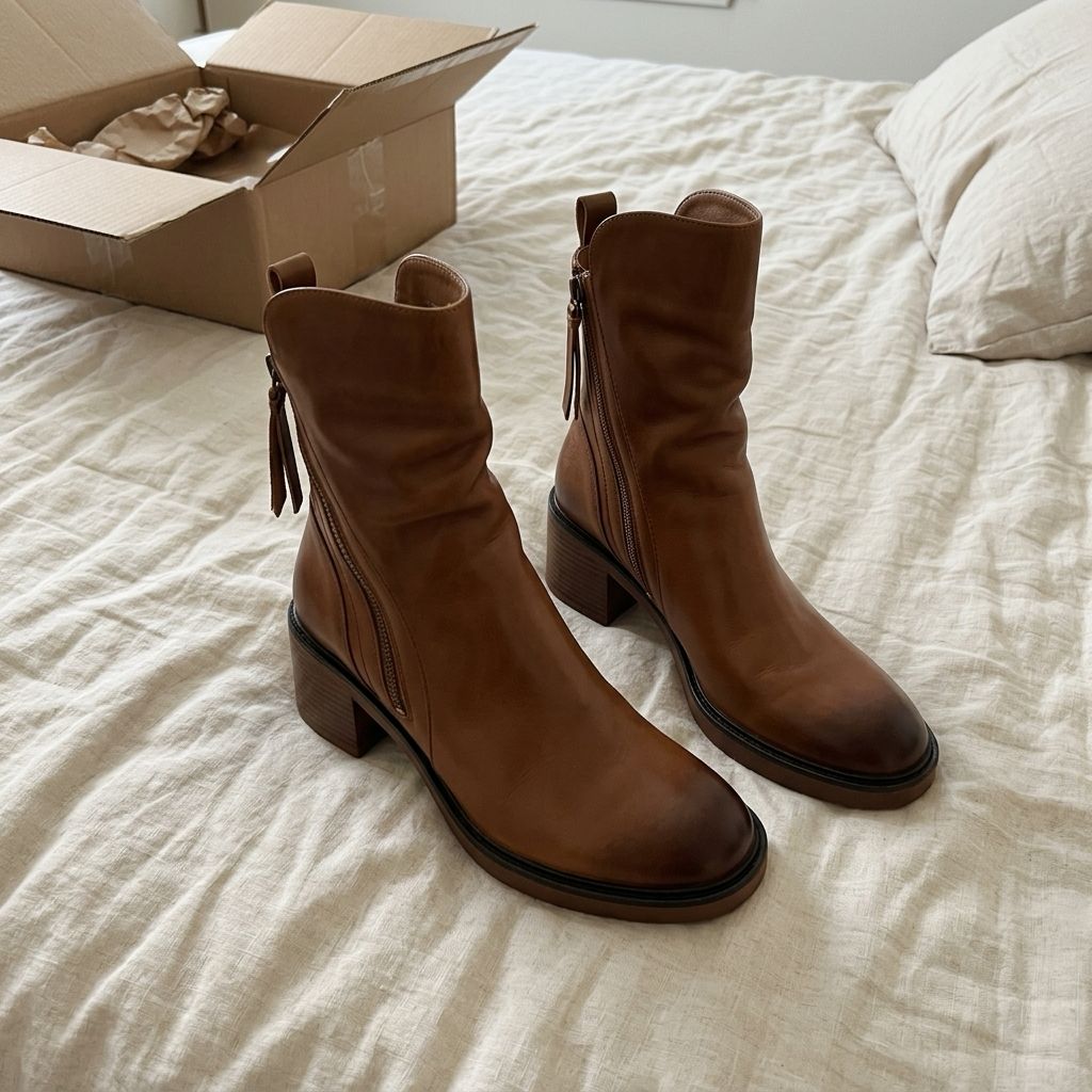Botines marrones