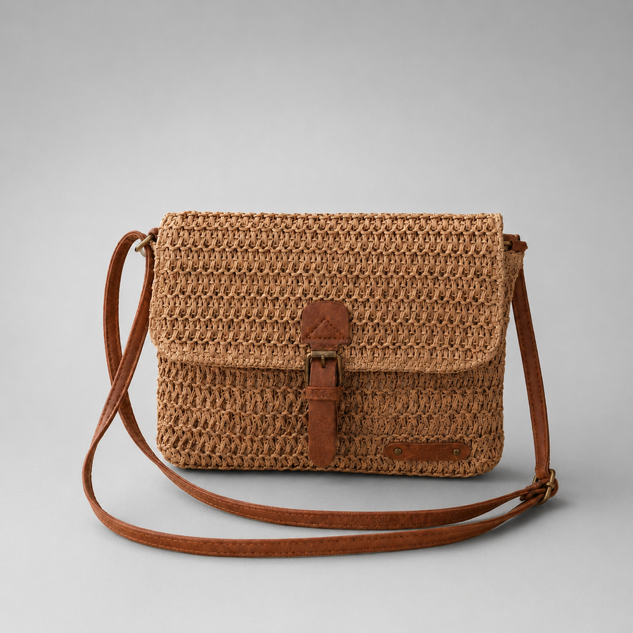 Solara | Sac tressé à bandoulière — vue 2