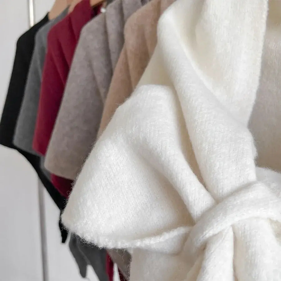 Waverly | Châle triangulaire en maille chaud et élégant — vue du produit