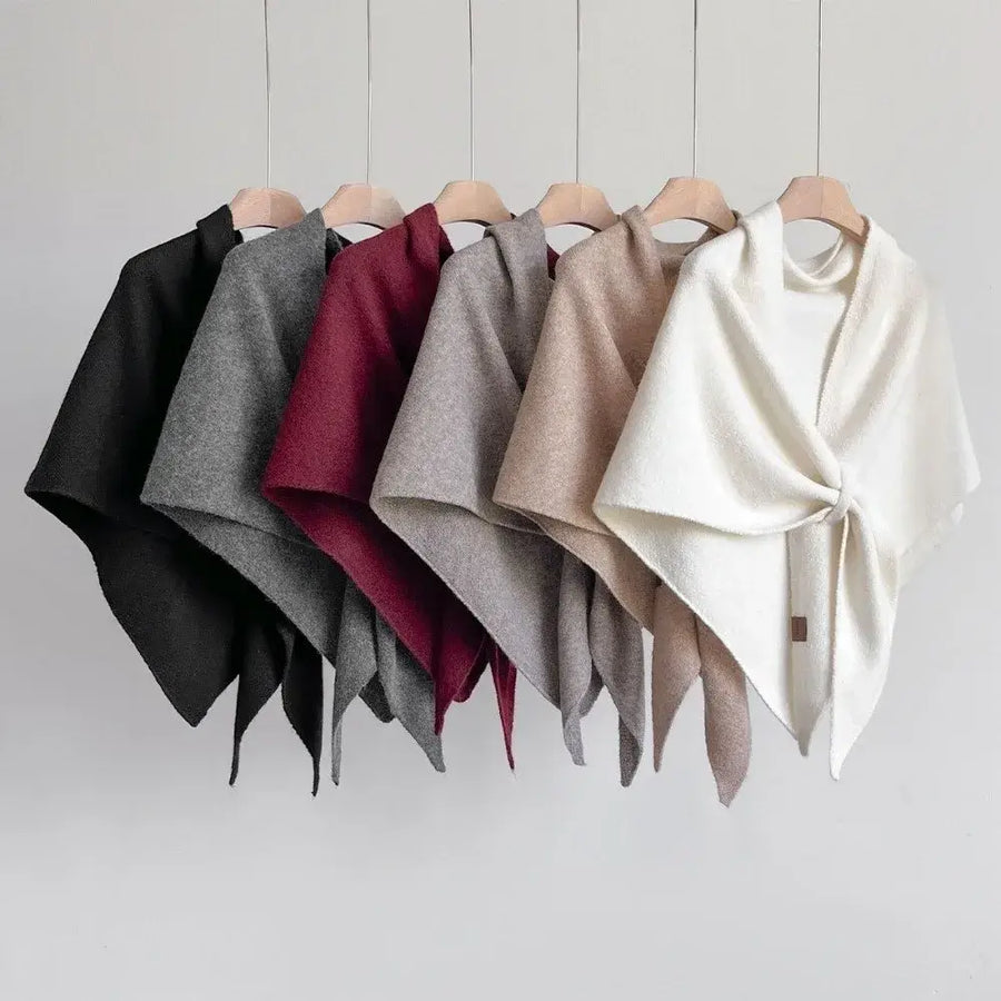 Waverly | Châle triangulaire en maille chaud et élégant — vue du produit