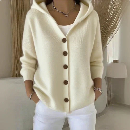 Concettina | Cardigan en maille à capuche — vue 2
