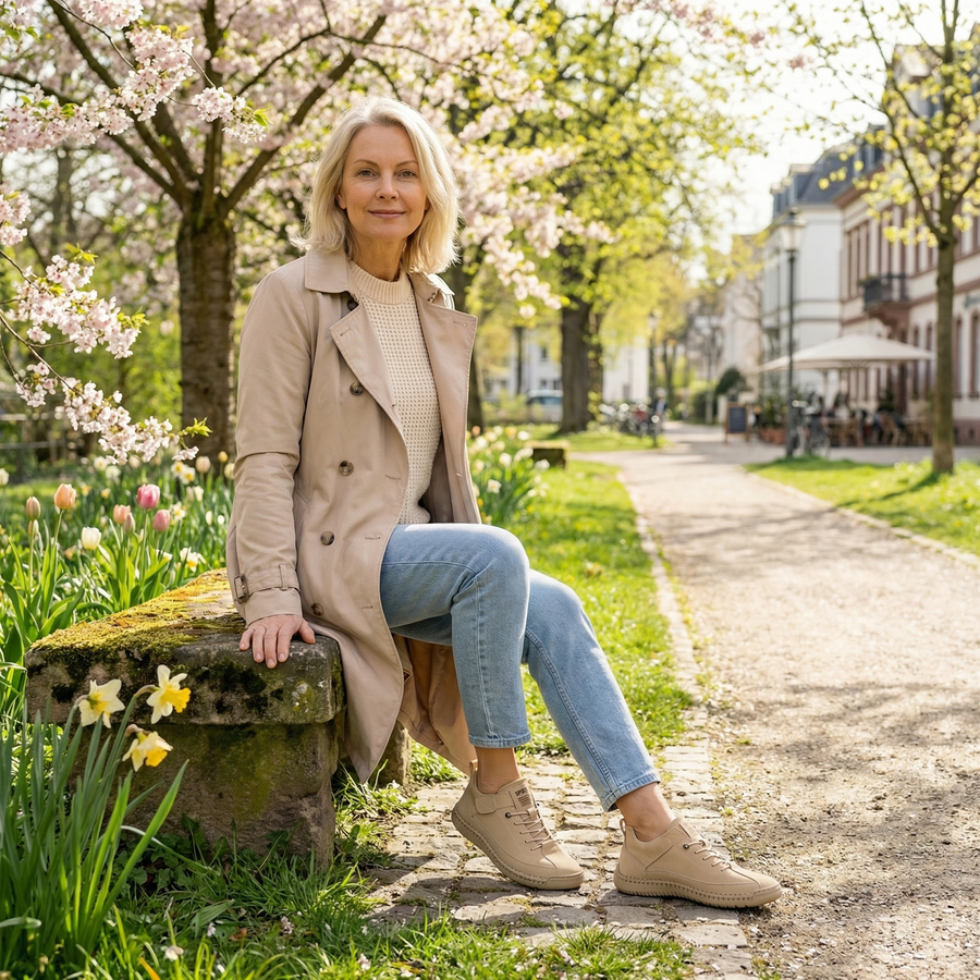 Senda | Baskets de marche confortables à semelle ergonomique — vue 2