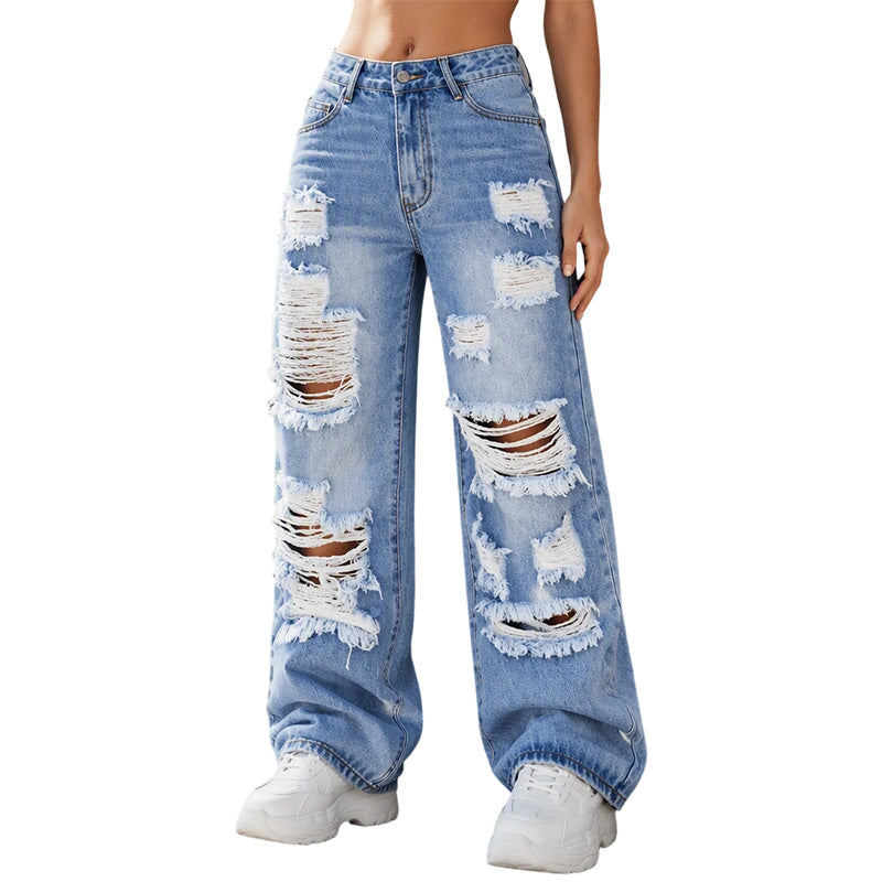 Jean large vintage taille haute — vue 4