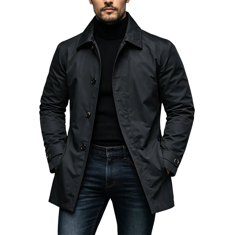 Trench imperméable urbain d’inspiration rétro — vue 1